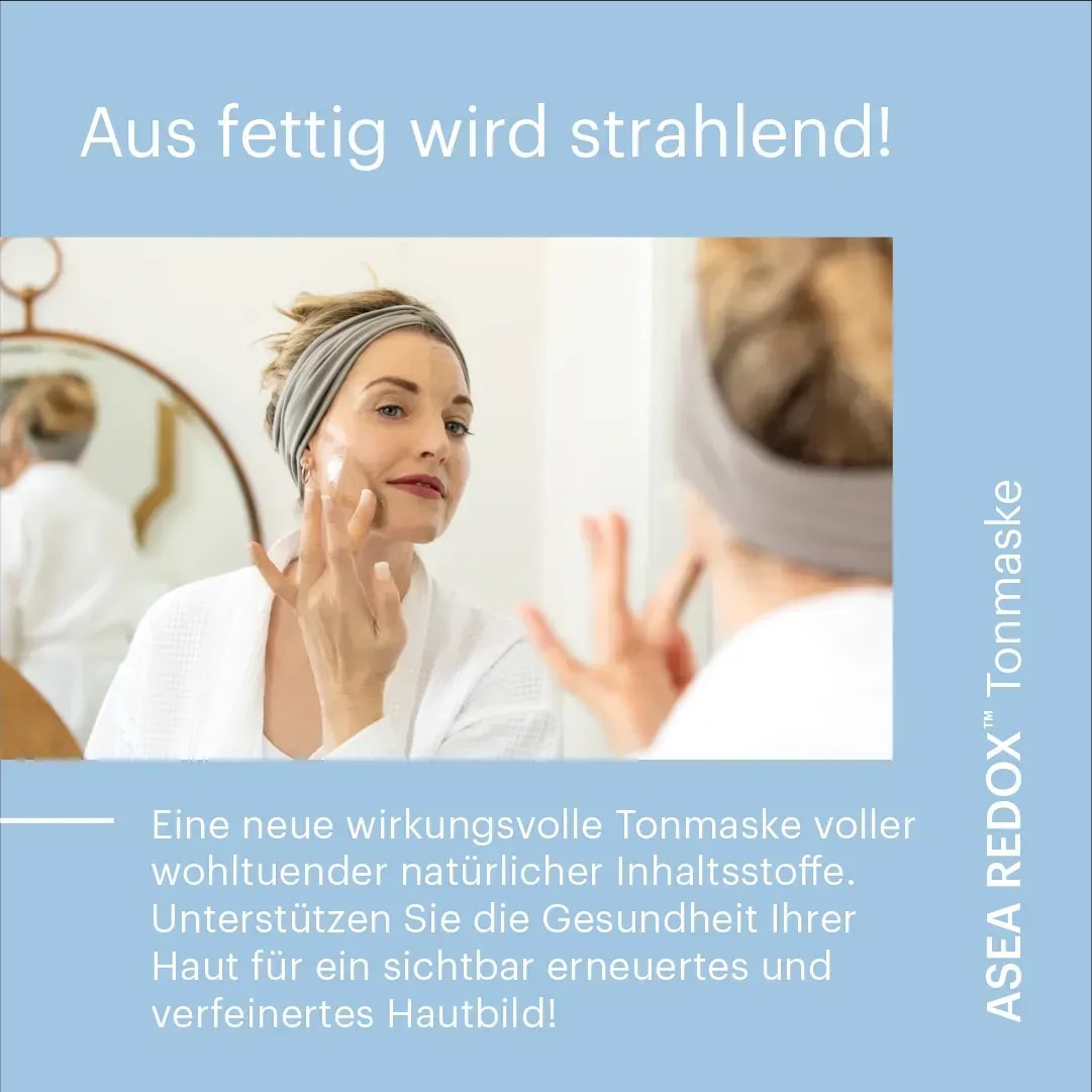 Gesichtsmaske für fettige Haut – Natürlich mattierende Pflege mit Bentonit & Redox-Technologie